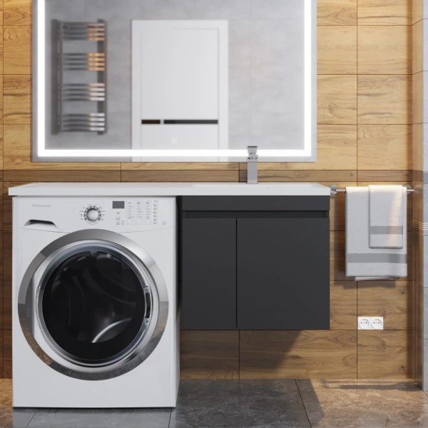 Тумба под стиральную машину Uperwood Magenta 5930205161 черная фото