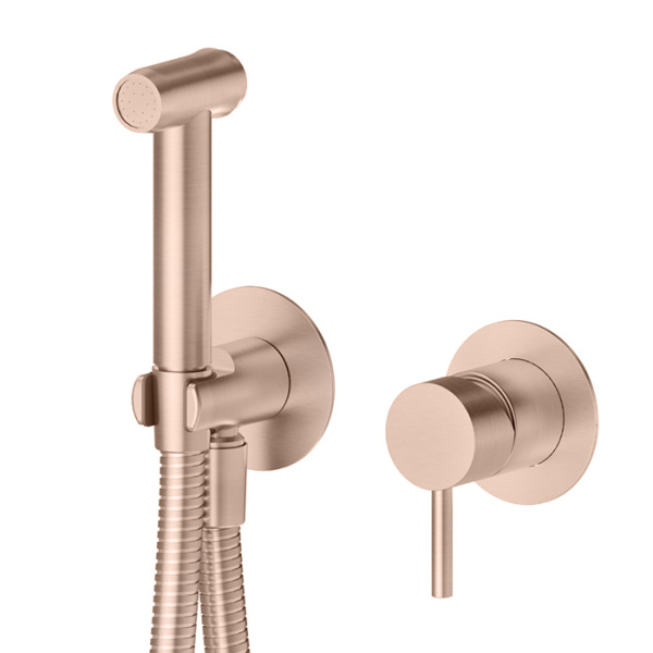 Гигиенический душ со смесителем Newform X-Steel 316 69681EX.59.067 Brushed copper bronze фото
