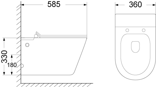 Унитаз подвесной с импульсной системой смыва Cerutti SPA Argentera Aria CT7279 и инсталляцией фото