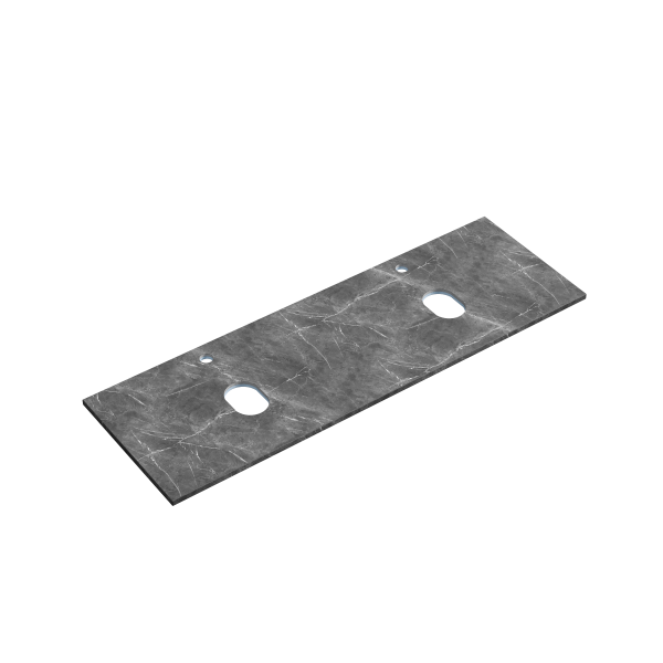 Столешница с отверстием под смеситель Sancos TT140A1X 140 см, black sky фото