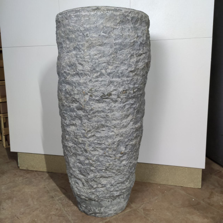 Раковина напольная из мрамора Grey MN-01498 (43*43*90) фото