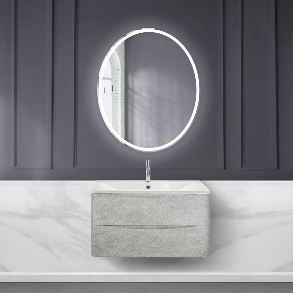 Зеркало с подсветкой и сенсорным выключателем BelBagno SPC-VST-750-900-LED-TCH 75x90 фото