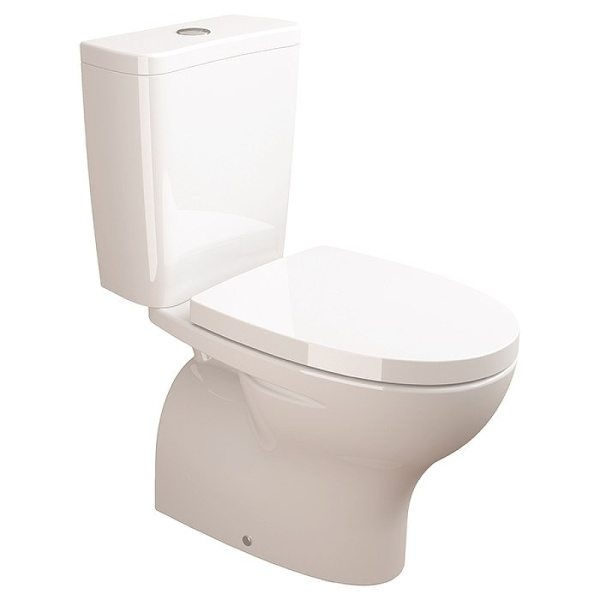 Комплект унитаза компакт с гигиеническим душем Sanitana Pop NC999661aosta с бачком и сиденьем Микролифт фото