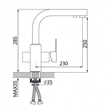 Смеситель для кухни кухни с фильтром для воды Oute T603B T693B фото
