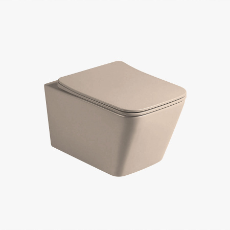 Подвесной унитаз безободковый Vincea Q-Line VT1-12MC с сиденьем фото