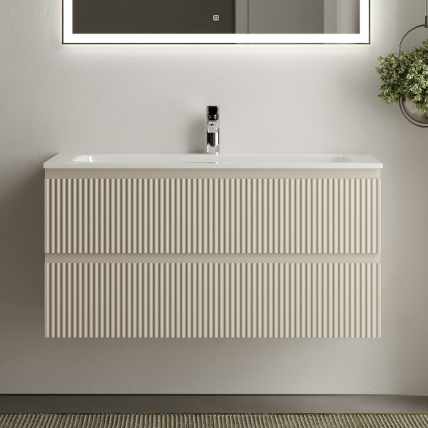 Тумба под раковину Sancos Snob R SNR100CE Beige Soft фото