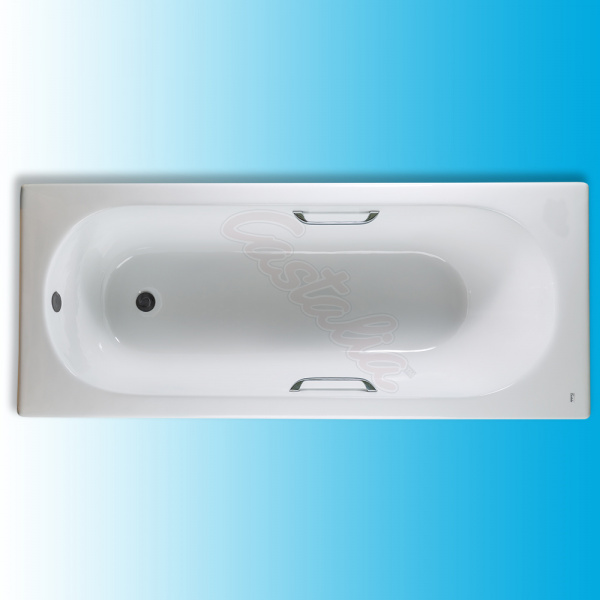 Чугунная ванна Castalia 170x70 с ручками фото