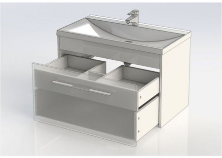 Тумба с раковиной Aquanet Августа 90 00225441 фото