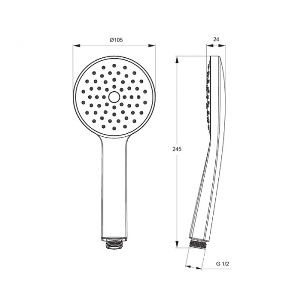 Душевая лейка Iddis Hand Shower 0401F00i18 фото