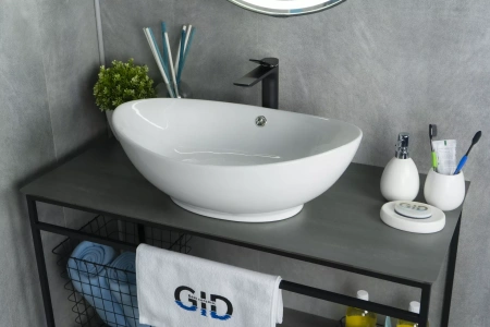 Накладная раковина GID 9019 60х37 фото