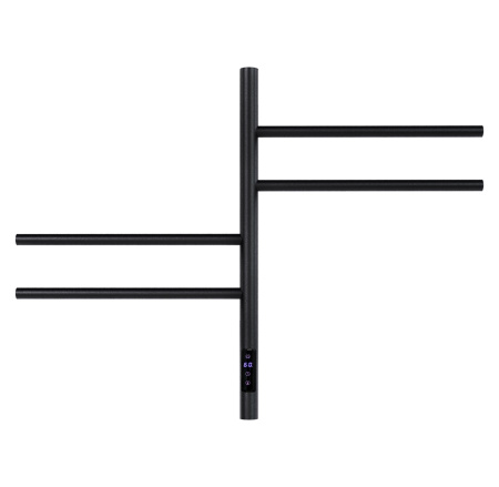 Электрический полотенцесушитель Vincea VTD-1S1CBE 43×60 черный, таймер фото