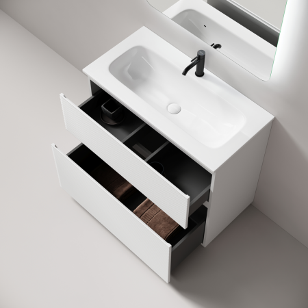 Тумба под раковину Sancos Folk Floor FL90FW белая фото