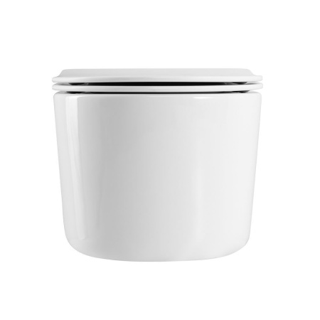 Унитаз подвесной безободковый Art&Max Bolzano AM001CHR/SC с сиденьем фото