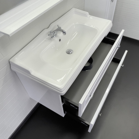 Тумба Comforty Феррара-100 с раковиной 3310 фото