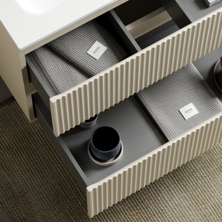 Тумба под раковину Sancos Snob R SNR120CE Beige Soft фото