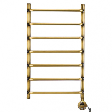 Полотенцесушитель электрический Domoterm Стефано П7 (400х700) (бронза) правый фото