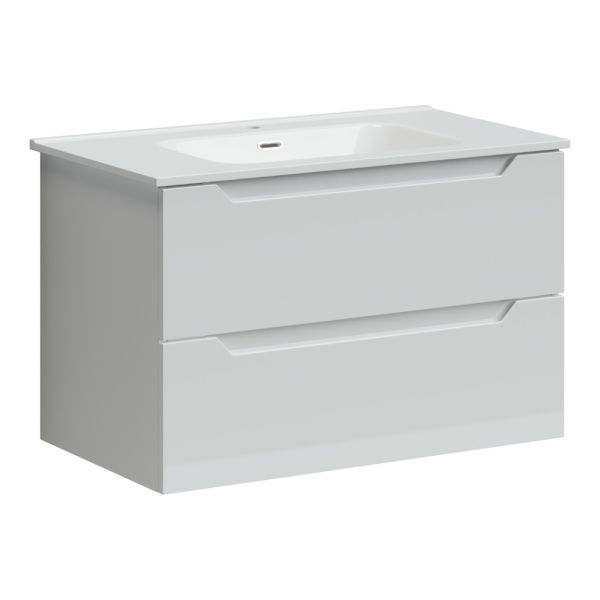 Тумба под раковину Sancos Norma 2.0 NR2.080W белый глянец фото