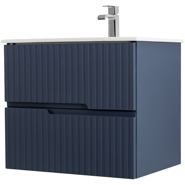 Тумба под раковину Cezares Duet 60 DUET-600-2C-SO-GR-P Grafito фото