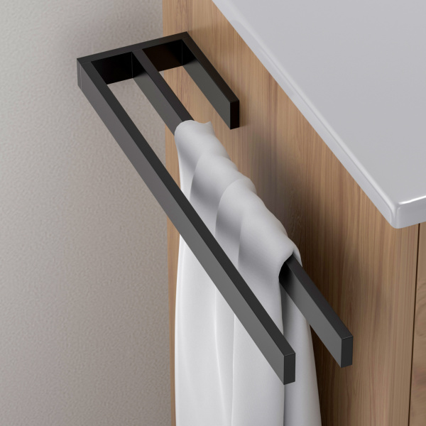 Полотенцедержатель двойной Timo Petruma 15252/03 Черный фото