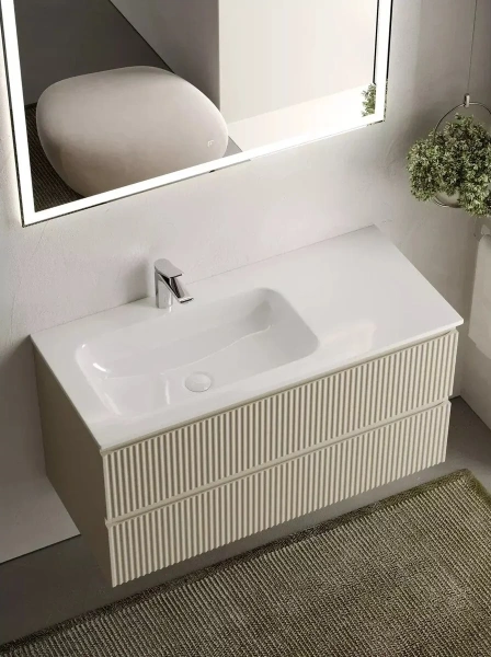 Тумба под раковину Sancos Snob R SNR100LCE Beige Soft фото
