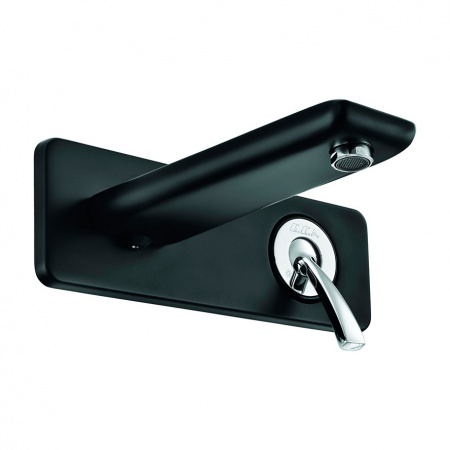 Смеситель для раковины E.C.A. Novita 104505123 скрытого монтажа черный фото