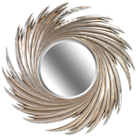 Зеркало солнце Art-Zerkalo Tornado Silver FA397SL 96 см фото
