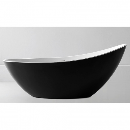 Ванна акриловая Abber AB9233MB 185x80 черная фото