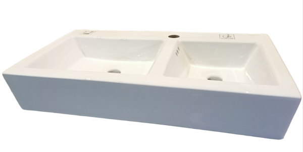 Раковина Cerutti SPA Double Vito CT9281 73x40 фото