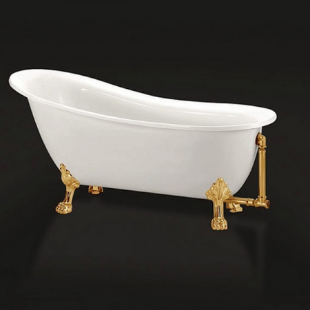 Акриловая ванна BelBagno BB06-1700-ORO 170х76 на ножках фото