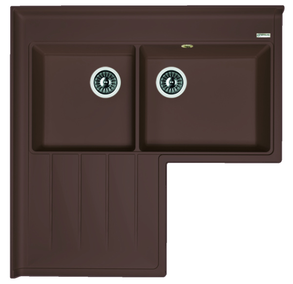 Кухонная мойка АДРИЯ Florentina 20.380.L0960 мокко фото