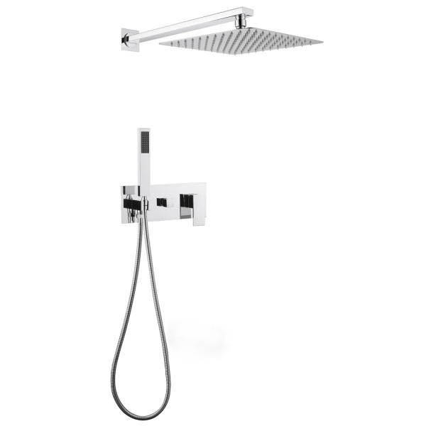 Душевая система скрытого монтажа Abber Daheim AF8218 хром фото