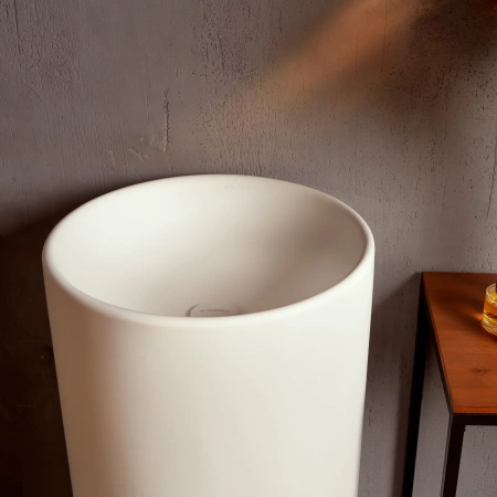 Раковина напольная Montebianco Migliore Pisa 11235 матовая фото