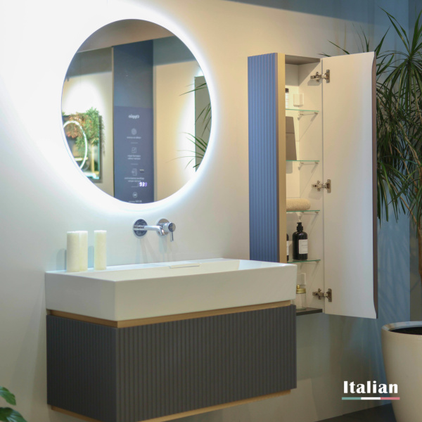 Шкаф-пенал Jorno Filoro Fil.04.120/P/A/JR антрацит фото