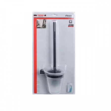 Ершик для унитаза Fixsen Trend FX-97813 черный фото