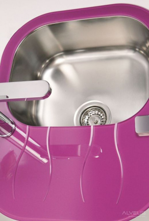 Мойка для кухни Alveus Wave 20, (фиолетовое стекло) фото