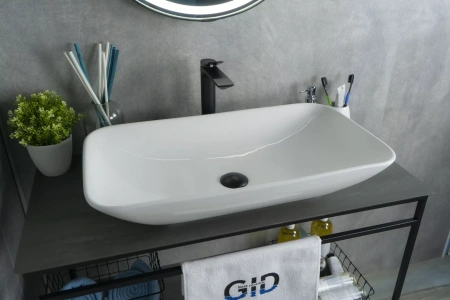 Накладная раковина GID 9122 70х40 фото