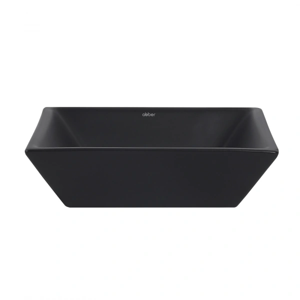 Накладная раковина Abber Rechteck AC2214MB 42x42 черная матовая фото