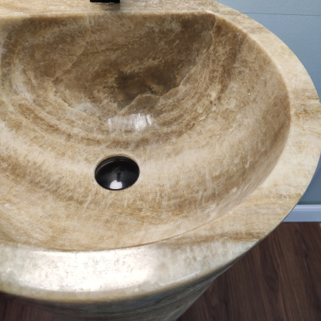 Раковина напольная из оникса Sunset ON-01352 (45*45*90) фото