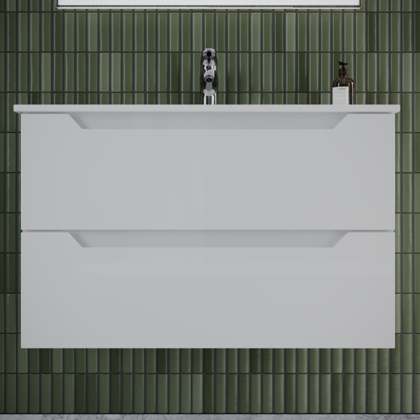 Тумба под раковину Sancos Norma 2.0 NR2.080W белый глянец фото