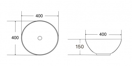 Накладная раковина Artik 147B 40x40 фото