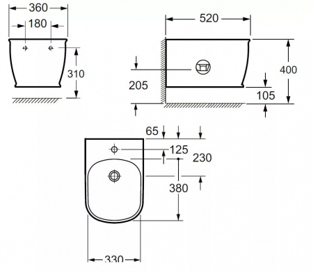 Биде подвесное BelBagno Prado BB10150BH фото