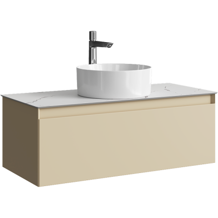 Тумба под накладную раковину Aqwella Geometria 100 GE01101MD морская дюна фото