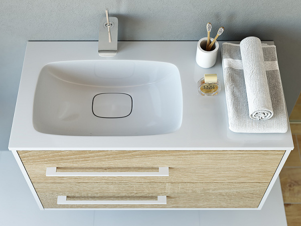 Тумба с раковиной Aqwella 5 Stars Miami 90 Mai.01.09/L фото