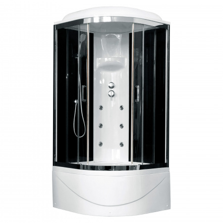 Душевая кабина Royal Bath ВК RB100BK3-BT-CH 100x100 фото