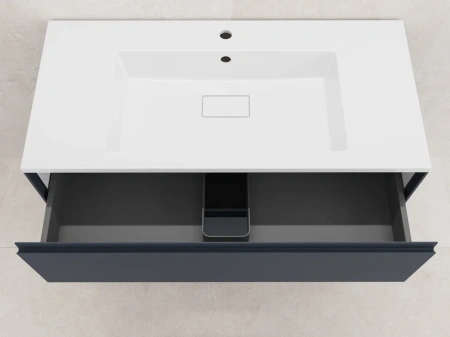 Тумба напольная под раковину Style Line Лима 100 ЛС-00002349 графит фото