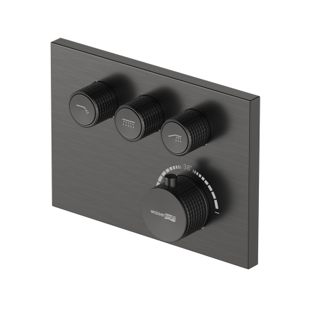 Встраиваемый смеситель для ванны и душа термостатический WasserKRAFT Wiese 8458 Thermo фото