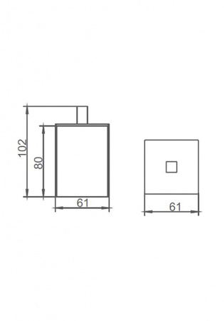 Контейнеры для ванной AltroBagno Beni Aggiuntivi CBJ 083001Cr фото