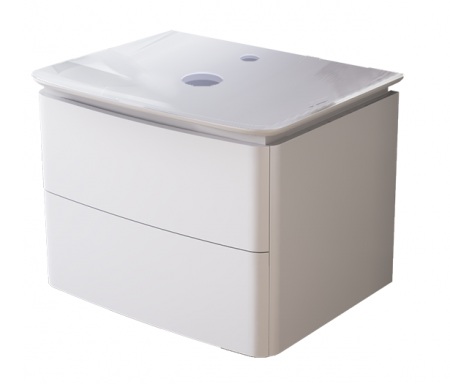 Тумба под раковину Raval Moon 60 Moo.01.60/P/W (Mono.01.60/P/W/RL) фото