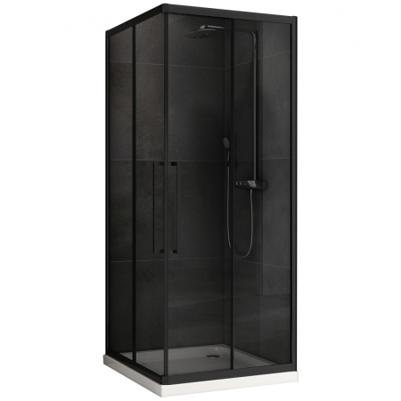 Душевой уголок ABBER Schwarzer Diamant AG02080BDTH 80x80 фото