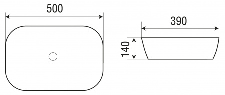 Накладная раковина WeltWassaer Elbach ELBACH M2195 MDGW фото